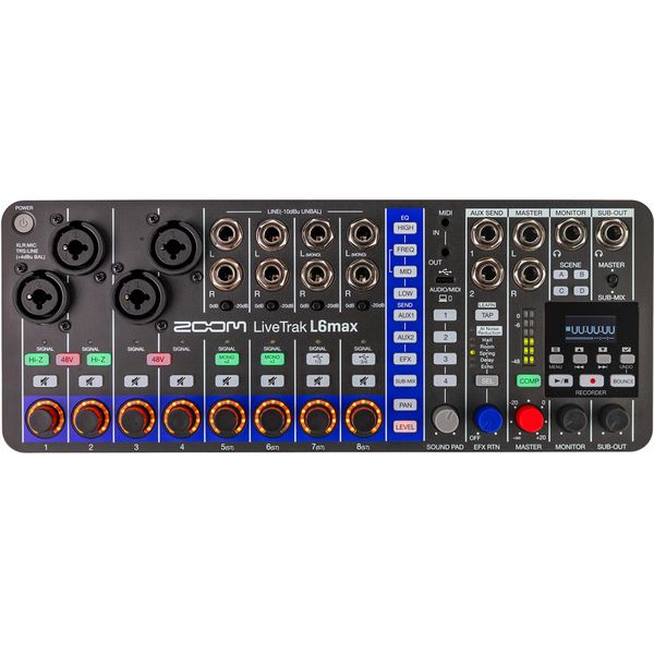 Zoom LiveTrak L6max