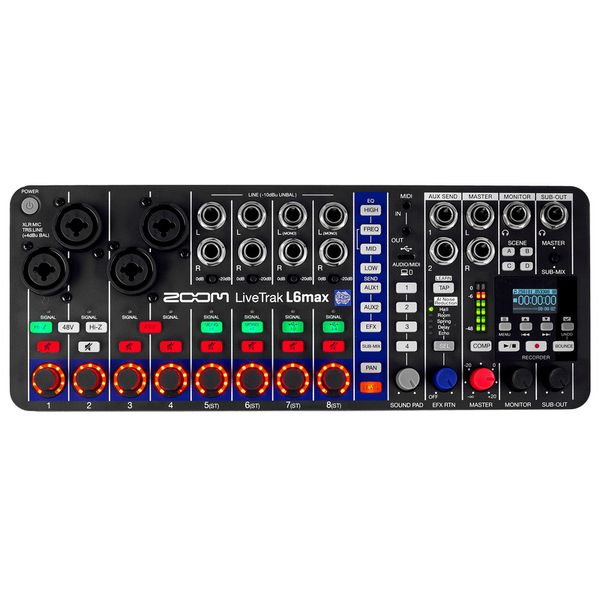 Zoom LiveTrak L6max
