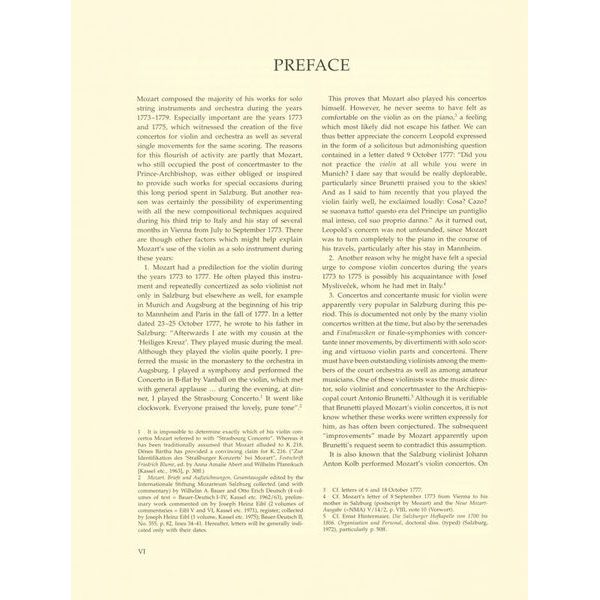Bärenreiter Mozart Violinkonzert Nr. 2
