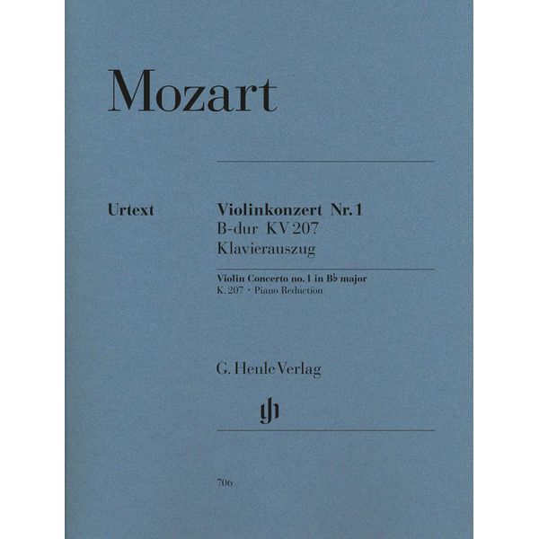 Henle Verlag Mozart Violinkonzert Nr. 1