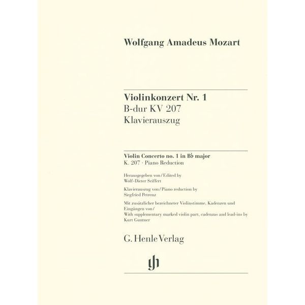 Henle Verlag Mozart Violinkonzert Nr. 1