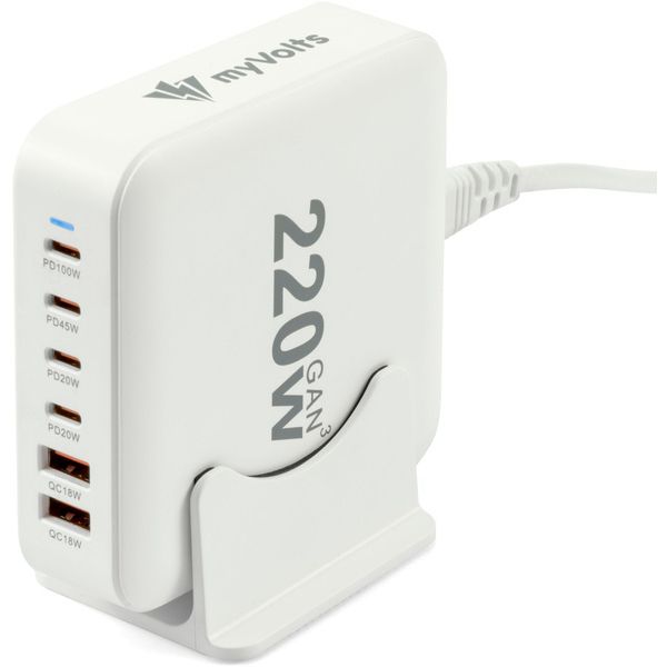 myVolts Step Up USB AC Power Hub 220W