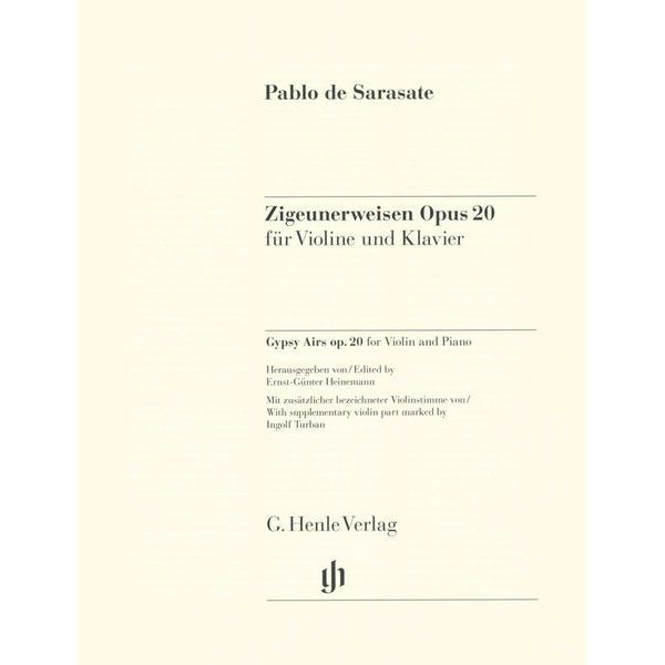 Henle Verlag Sarasate Zigeunerweisen op. 20