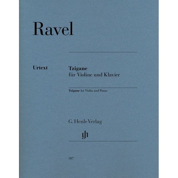 Henle Verlag Ravel Tzigane