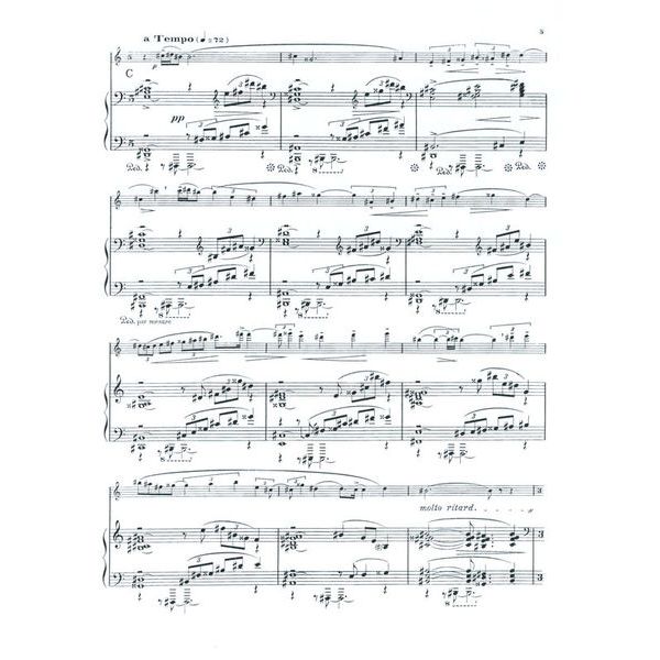 Alphonse Leduc Jolivet Chant de Linos
