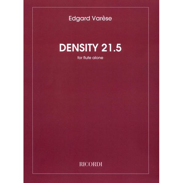 Ricordi Varèse Density 21.5
