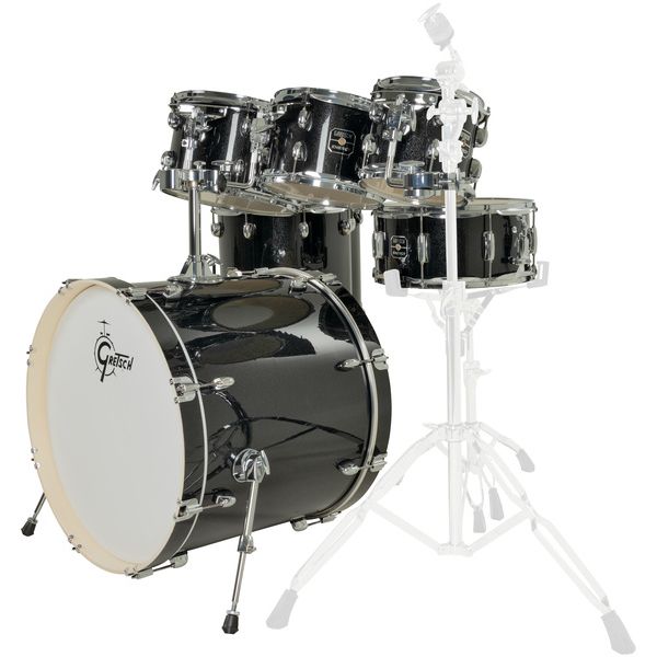 Gretsch Drums Energy Black Sparkle 7pcs Set