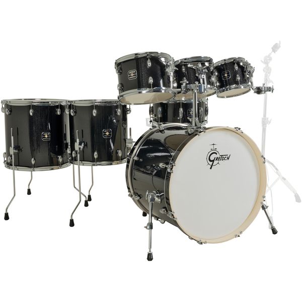 Gretsch Drums Energy Black Sparkle 7pcs Set