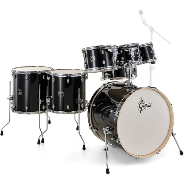 Gretsch Drums Energy Black Sparkle 7pcs Set