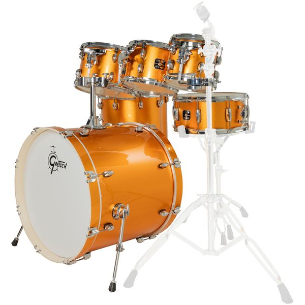 Gretsch Drums Energy Orange Sparkle 7pcs Set