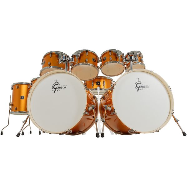 Gretsch Drums Energy Orange Sparkle 9pcs Set