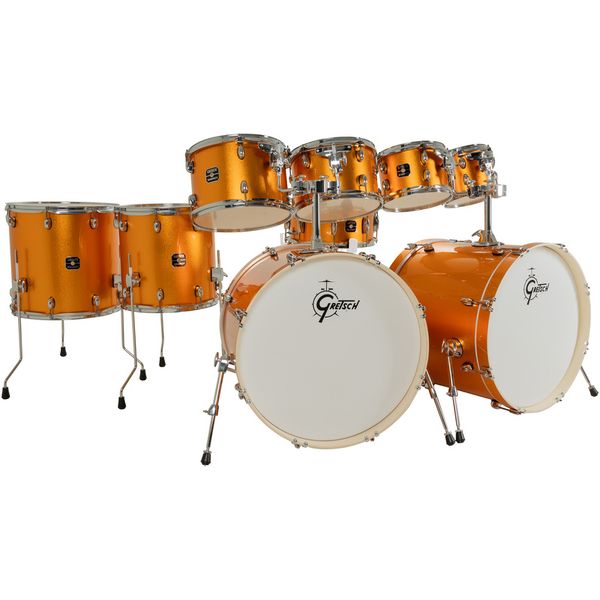 Gretsch Drums Energy Orange Sparkle 9pcs Set