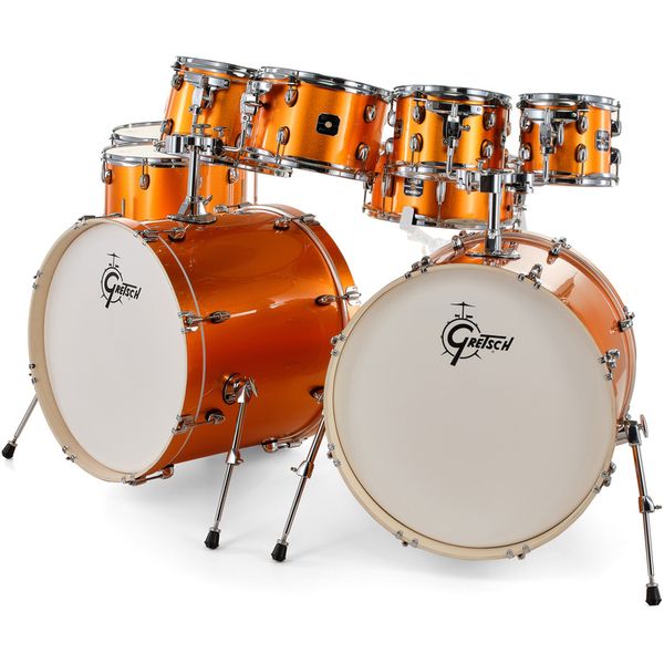 Gretsch Drums Energy Orange Sparkle 9pcs Set