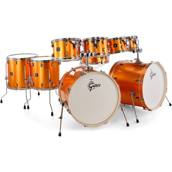 Gretsch Drums Energy Orange Sparkle 9pcs Set