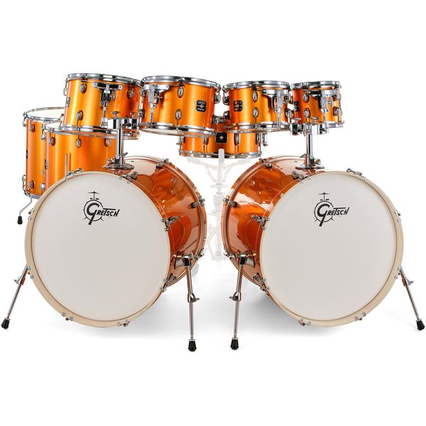Gretsch Drums Energy Orange Sparkle 9pcs Set