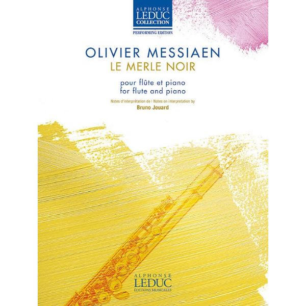Alphonse Leduc Messiaen Le Merle Noir