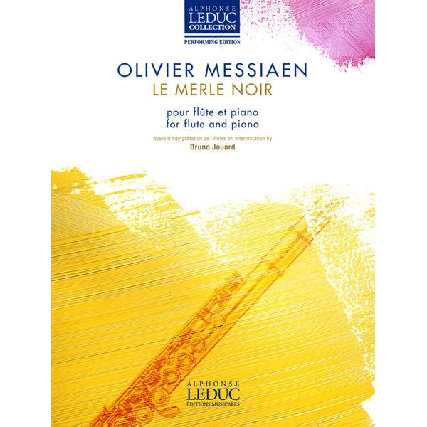 Alphonse Leduc Messiaen Le Merle Noir