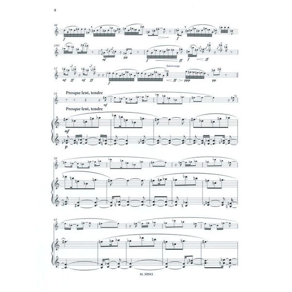 Alphonse Leduc Messiaen Le Merle Noir