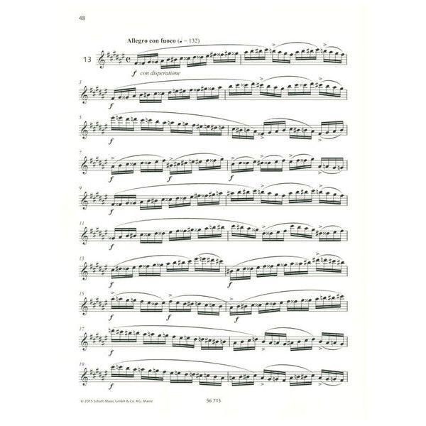 Schott Andersen 24 Etüden op.15