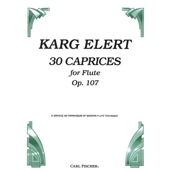 Carl Fischer Karg-Elert 30 Caprices op. 107