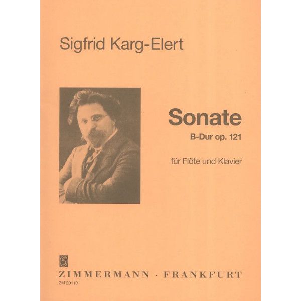 Zimmermann Verlag Karg-Elert Sonate B-Dur op.121