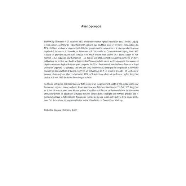 Zimmermann Verlag Karg-Elert Sonate B-Dur op.121