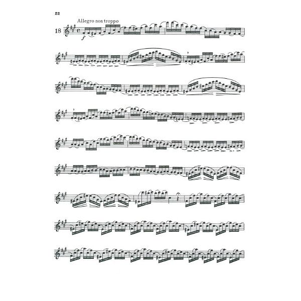 G. Schirmer Berbiguier 18 Exercises Flute