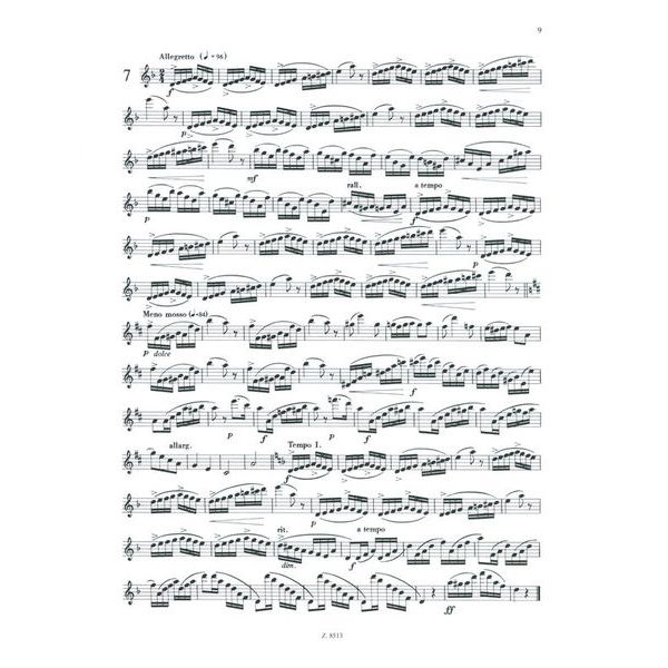 Editio Musica Budapest Köhler Etüden op.33 Flöte I