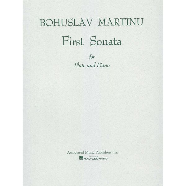 Associated Music Publishers Martinu Sonata No. 1 Flute