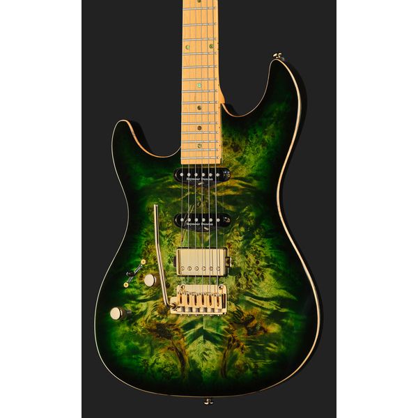 Larry Carlton S10 HSS Transparent Green LH