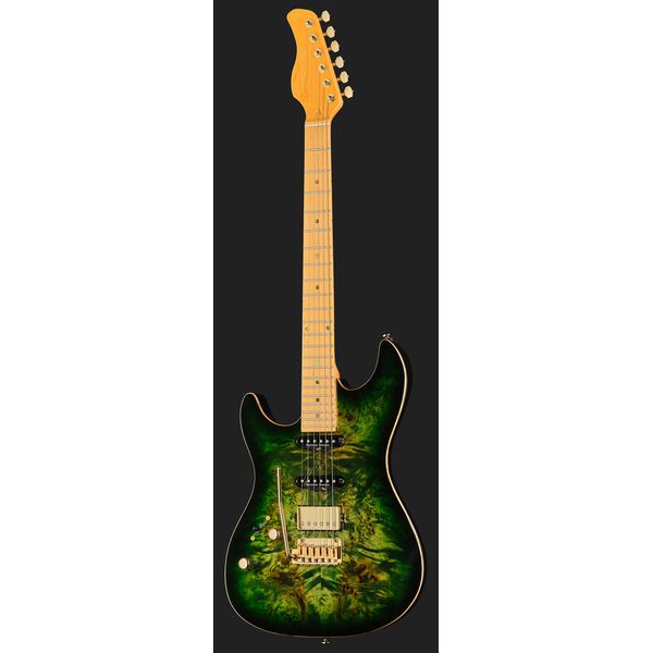 Larry Carlton S10 HSS Transparent Green LH