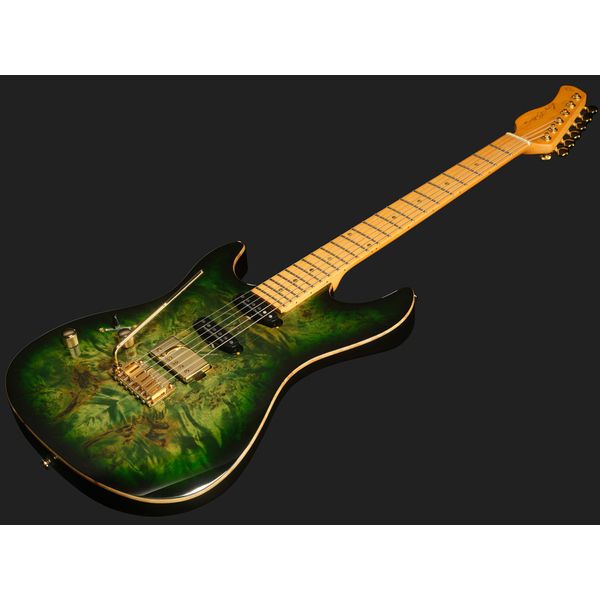 Larry Carlton S10 HSS Transparent Green LH