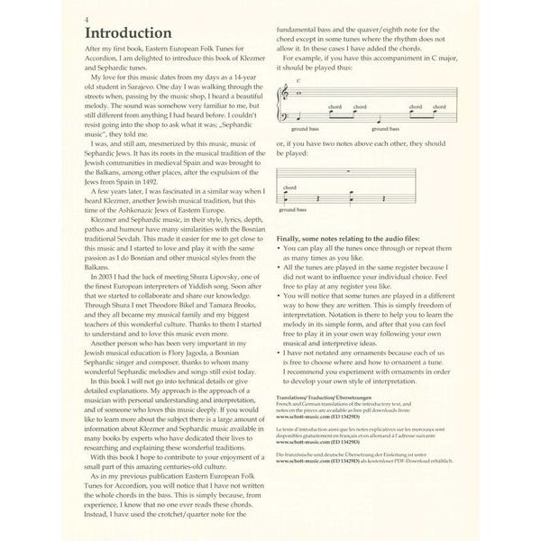 Schott Klezmer and Sephardic Tunes