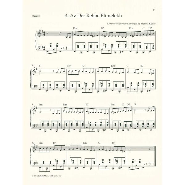 Schott Klezmer and Sephardic Tunes