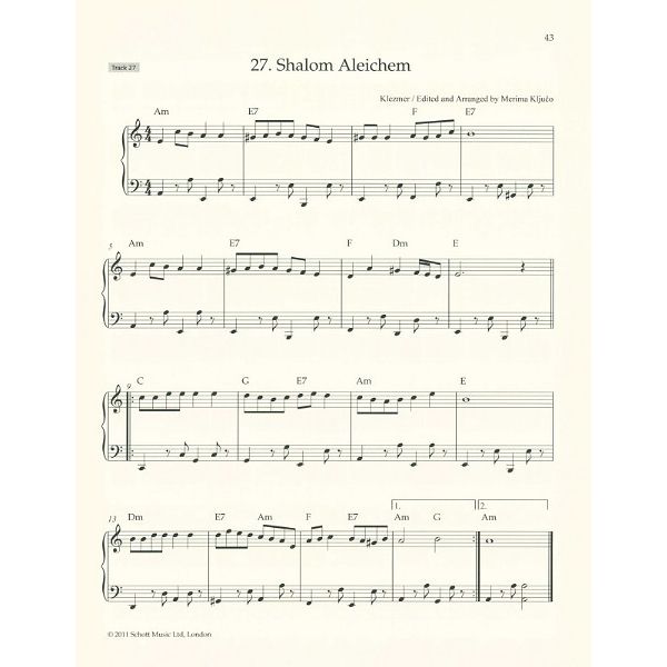 Schott Klezmer and Sephardic Tunes