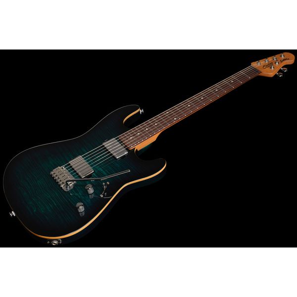 Sterling by Music Man Sabre Deep Blue Burst