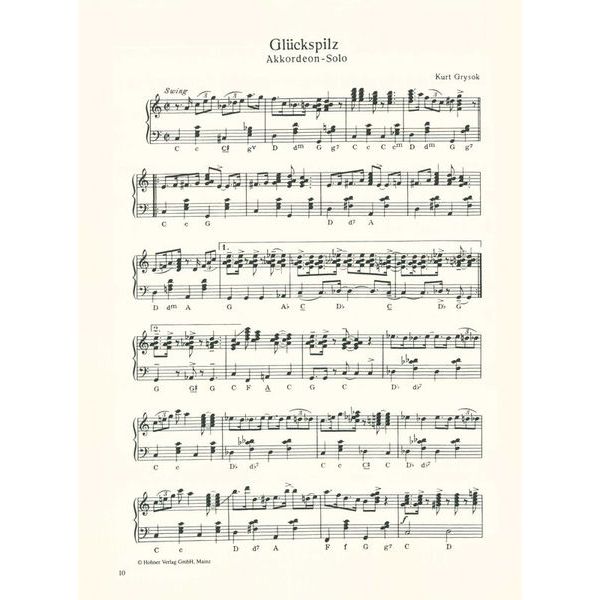 Hohner Großes Swing-Buch Akkordeon