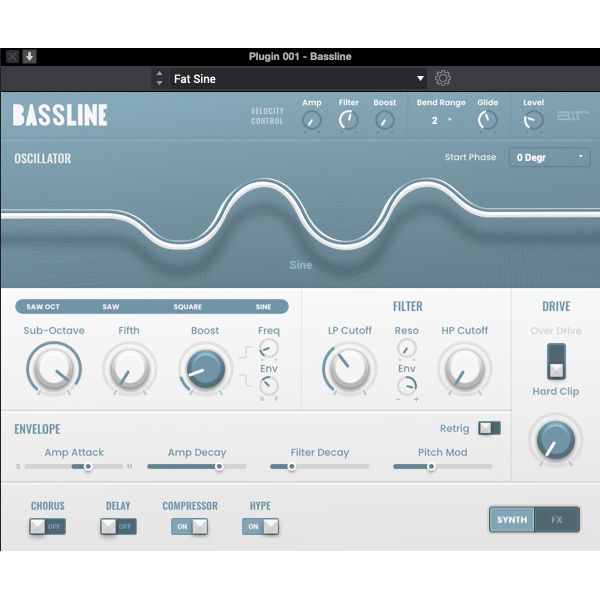 AIR Music Technology Bassline