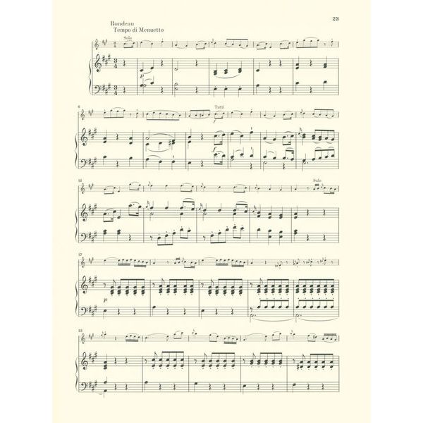 Henle Verlag Mozart Violinkonzert Nr. 5