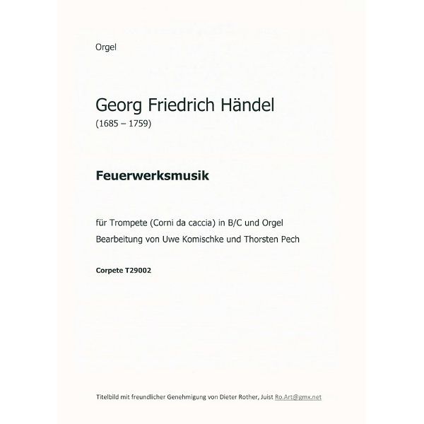 Köbl Edition Händel Feuerwerksmusik