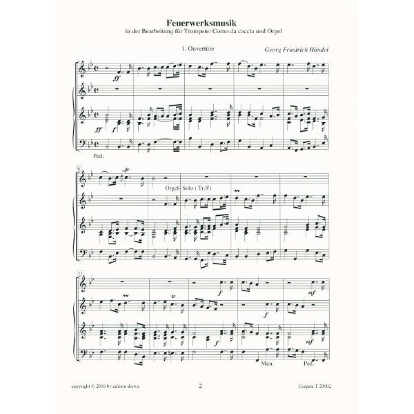 Köbl Edition Händel Feuerwerksmusik