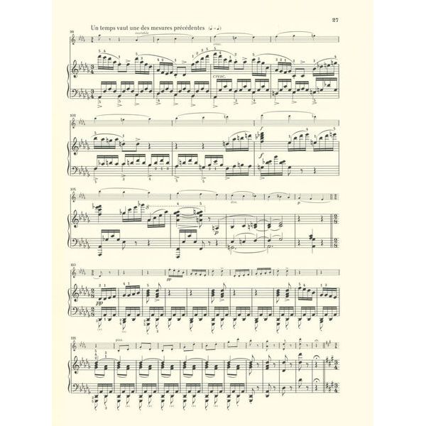 Henle Verlag Fauré Violinsonate Nr. 1 A-dur