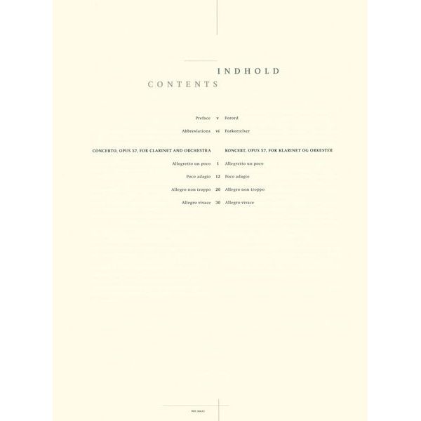 Wilhelm Hansen Musikforlag Nielsen Konzert für Klarinette