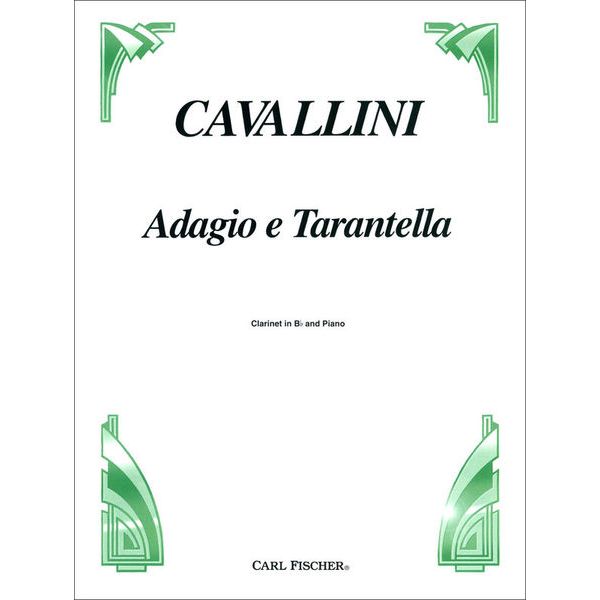 Carl Fischer Cavallini Adagio E Tarantella