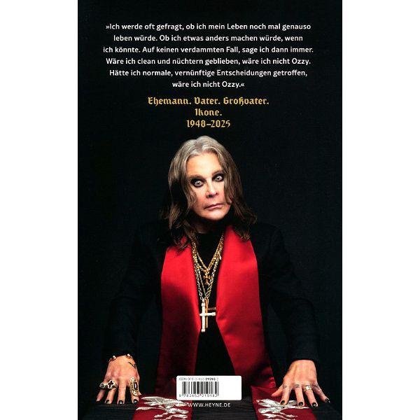 Heyne Verlag Ozzy Osbourne Last Rites