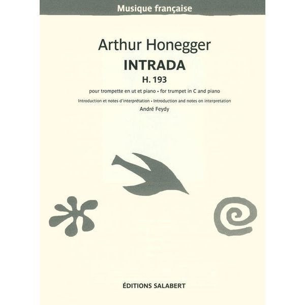 Editions Salabert Honegger Intrada