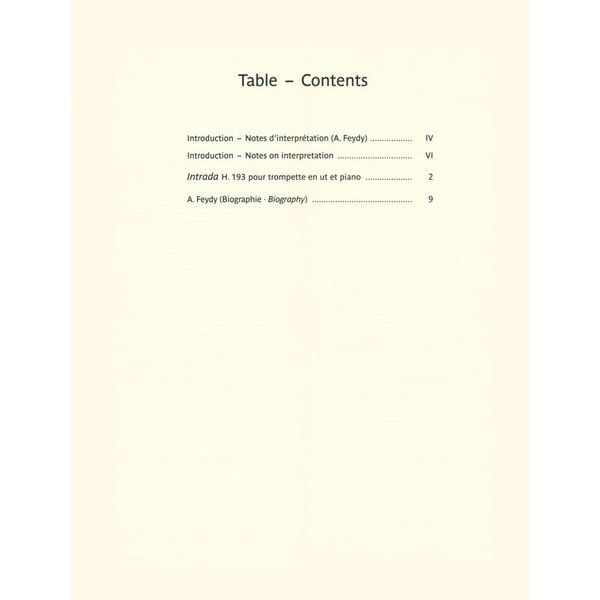 Editions Salabert Honegger Intrada
