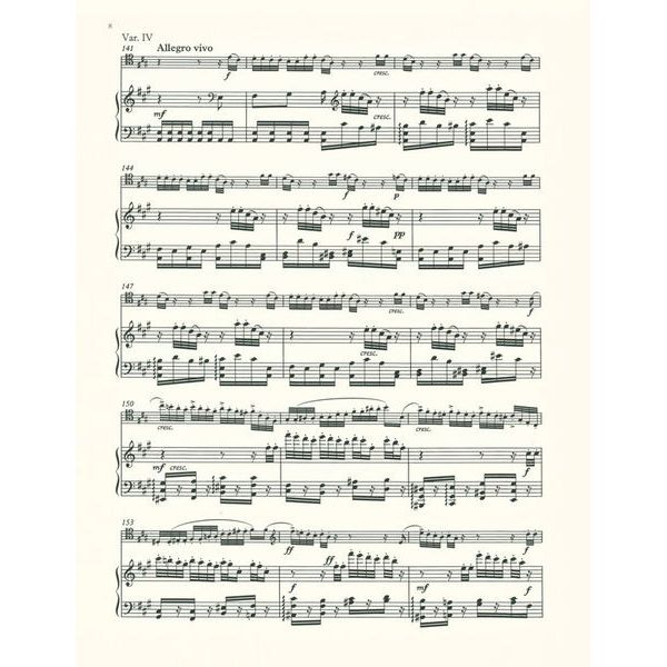 Edition Peters Tschaikowsky Variationen