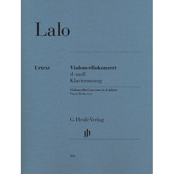 Henle Verlag Lalo Violoncellokonzert d-moll