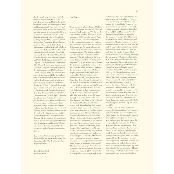 Henle Verlag Brahms Cellosonate F-Dur
